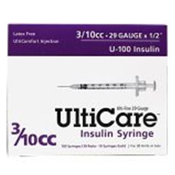 Syringe/Needle 0.3cc 29gx1/2